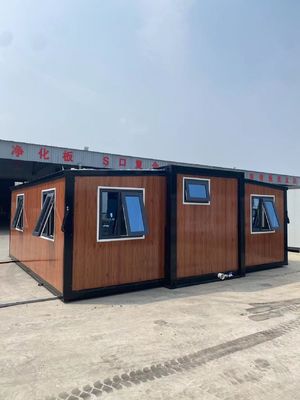شراء 40ft حاوية قابلة للتوسع المنزل مع T65mm EPS صفيحة الفولاذ 72m2 تصنيع عبر الإنترنت