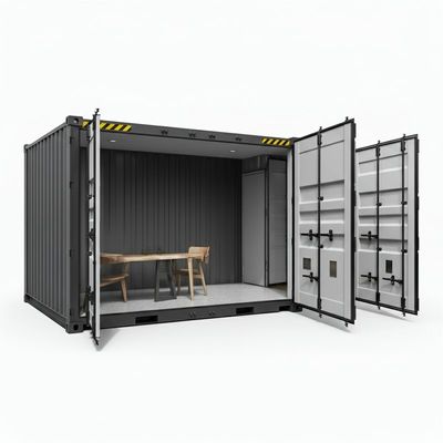 ซื้อ 40ft Converted Shipping Containers Flatpack ที่พักชั่วคราว บ้าน การผลิตออนไลน์