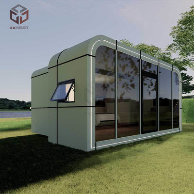 Buy One Bedroom Apple Capsule House Prefabricated Pod 12KW Customized online manufacture