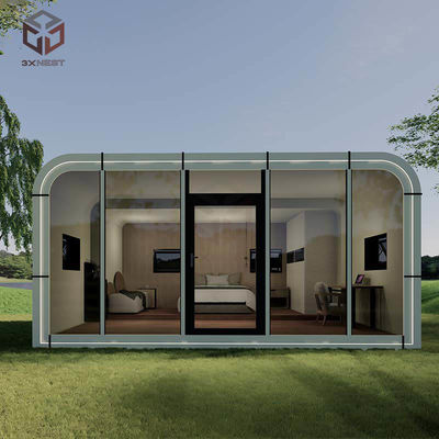 Buy Folding Apple Cabin Prefabricated Pod Homes Living Space online manufacture