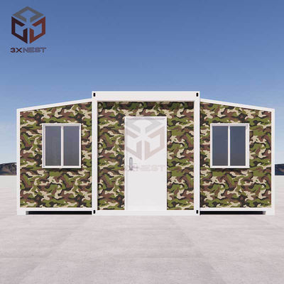 satın al Ateş geçirmez genişletilebilir konteyner evi T65mm EPS renk çelik plaka ile Çevrimiçi üretim