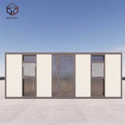 ซื้อ 40 ฟุต แฟลตแพ็ค บ้านพับ สามารถขยายขนาดได้ บ้านเล็ก Prefab 72 ตารางเมตร การผลิตออนไลน์