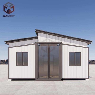 Beli 73sqm Flat Pack Folding House Kontainer Rumah Portable yang Dapat Diekskresikan pembuatan online