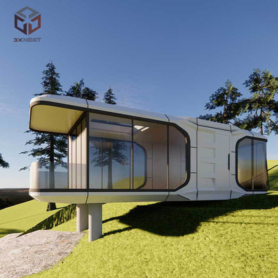 Mua 8.5 Meter Space Capsule House Ngôi nhà Pod Prefabricated Ngôi nhà chống gió sản xuất trực tuyến