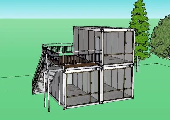 Buy Industrial Collapsible Foldable Modular Homes Container With Bathroom online manufacture