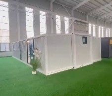 kaufen 40 Fuß erweiterbares Containerhaus mit 12 kW Stromverbrauch, 72 m² Grundfläche und verzinktem Stahlrahmen Online-Herstellung