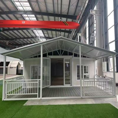 acheter Maison pliante préfabriquée personnalisable de 20 pieds/40 pieds avec résistance au vent de grade 11 fabrication en ligne