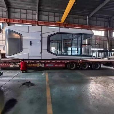 comprare Casa Capsula Spaziale 11,5m con Pannelli Solari e Illuminazione LED fabbricazione online