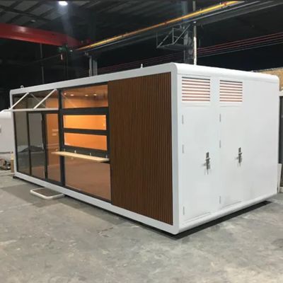 खरीदें स्मार्ट लॉक के साथ विंडप्रूफ एप्पल कैप्सूल हाउस 6m x 3.3m x 3m ऑनलाइन निर्माण