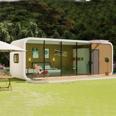 ซื้อ บ้านแอปเปิ้ลแคปซูลสลากอลูมิเนียม พร้อม WiFi และพื้นที่ 20m2 การผลิตออนไลน์