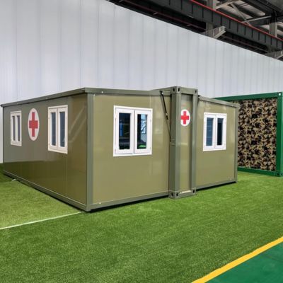 comprar Casa dobrável pré-fabricada moderna personalizável com estrutura de aço Fabricação em linha