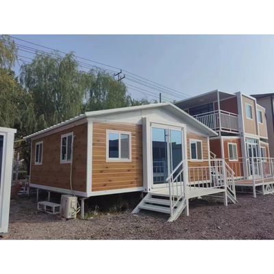 ซื้อ ความหนาของพื้น 50 มิลลิเมตร บ้านพับ Prefab ที่มีความทนต่อแผ่นดินไหวขนาด 8 การผลิตออนไลน์