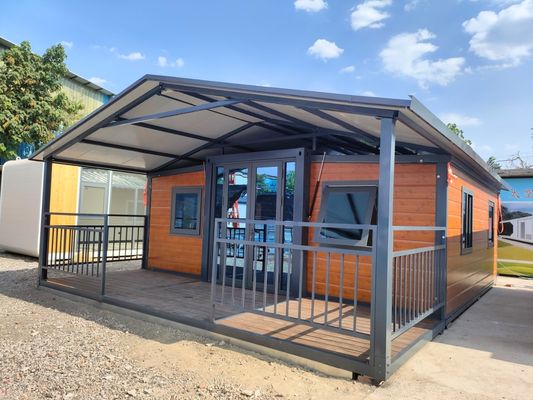 comprar 40ft Expandable Container Home with 2200mm Fold Size 5900x6300x2480mm Extended Size and Accessories Included Fabricación en línea