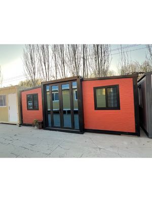 Beli 50mm Ketebalan Lantai Rumah Lipat Prefabrikasi dengan Jendela Geser PVC pembuatan online