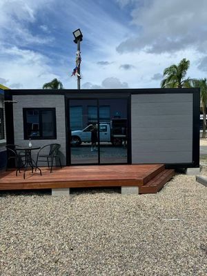 comprar 40ft Expandable Container Home with Extended Size 5900*6300*2480mm Bull 30*30 Flat Lamp and 72m² Living Space Fabricación en línea