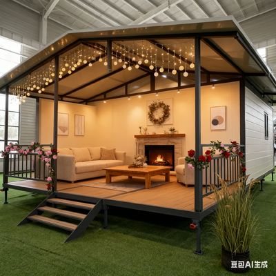 Mua Đèn đáy 2.0mm Thùng chứa gấp 20ft với đầu tiêu đề nhựa và vật liệu chống cháy sản xuất trực tuyến