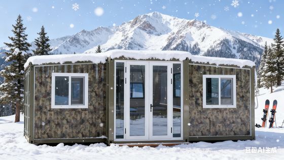 kopen Opvouwbare 20ft Container met T50mm EPS Sandwichpaneel, 18mm Brandwerende Cementvezelvloer en Nat-Droog Gescheiden Badkamer online vervaardiging