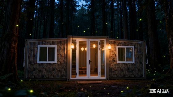 comprare Container pieghevole da 20 piedi con pannello laterale superiore T50 EPS, telaio in acciaio leggero zincato e bagno con separazione tra zona umida e zona asciutta fabbricazione online