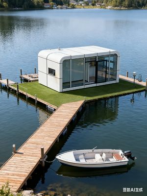 Buy Smart Home Features Apple Capsule House 5.4 Tons Accommodates 2 People with WiFi Connectivity online manufacture