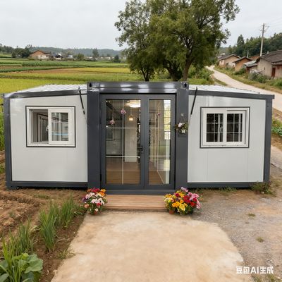 خرید 50-75 میلی متر پنل ساندویچ EPS قاب 20 فوت قابل تاشو با ظرفیت 1,172 فوت مکعب و ابعاد تاشو L5900 * W2200 * 2480mm تولید آنلاین