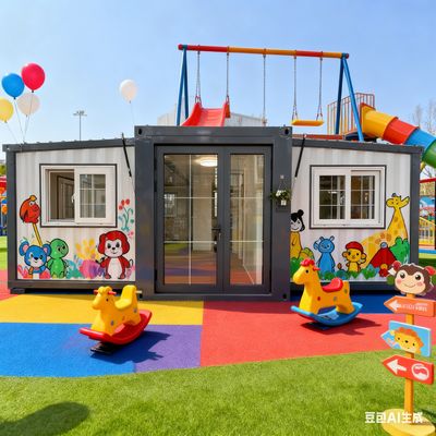 خرید سطح 8 عملکرد لرزه ای قاب 20 فوت قابل تاشو با پنل ساندویچ 50-75 میلی متر EPS و ظرفیت 1172 فوت مکعب تولید آنلاین