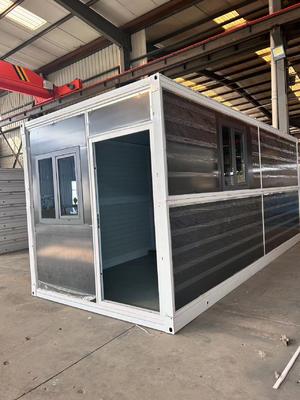 شراء منزل طابق مسطح مع حمولة حية على الأرض 2.0KN / m2 الأبعاد الخارجية 5800 * 2400 * 2896mm والحزمة 40HQ تصنيع عبر الإنترنت