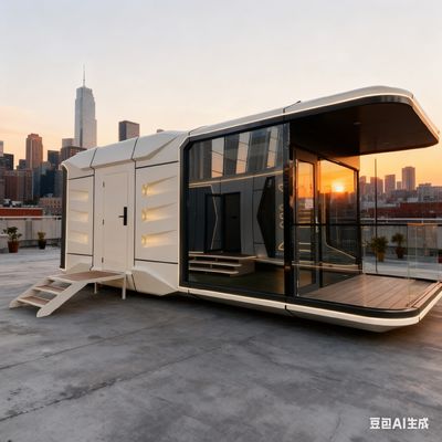 comprar Casa moderna de la cápsula espacial con 3400 altura 3460 anchura y 9 mm interior de tablero de pino europeo Fabricación en línea