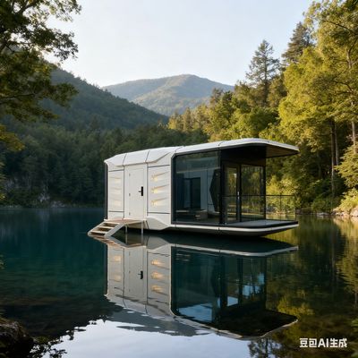 주문 9mm 유럽산 소나무 보드로 제작된 2인용 3400mm 높이의 모던 우주 캡슐 온라인 제조