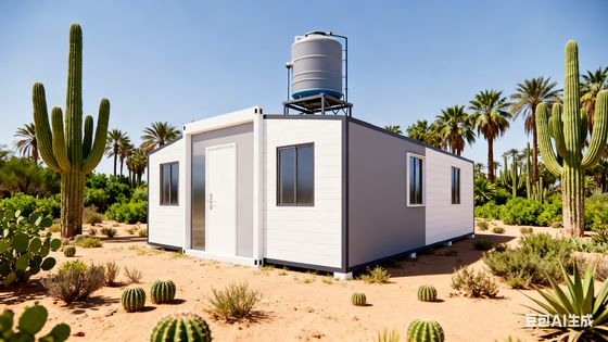 kopen 30 voet model prefab vouwhuis met 3,75 ton totaal nettogewicht en 75 mm EPS wandplaat dikte online vervaardiging