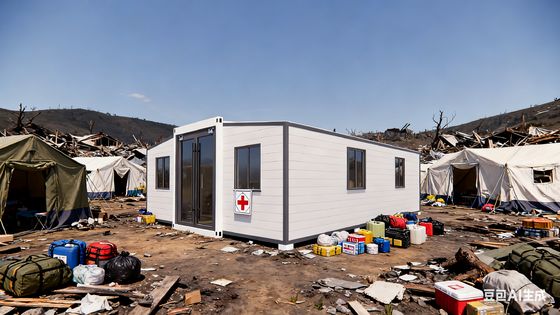 Buy Small Twin Wing Extension Prefab Folding House with Internal Dimensions L8540*W6060*H2240mm and 56 Square Meters Floor Space online manufacture