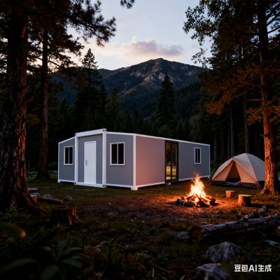 Buy 56 Square Meters Prefab Folding House with Fully Galvanized Side Frame and Quick Assembly Foldable Container House online manufacture