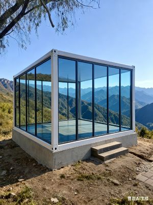 comprar Casa plegable de paquete plano de 20 pies personalizada para fontanería con techo, carga viva de 0,5 KN/m2 y nivel de rendimiento sísmico 8 Fabricación en línea