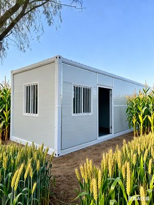 Купить Современный плоский складный дом с размерами 5800*2400*2896 мм Сейсмический уровень 8 и 0,5 КН/м2 Сопротивление ветру Производство в сети