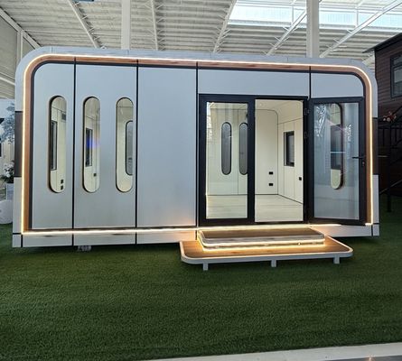 Купить Apple Capsule House с 1 ~ 2 местами жительства 18 мм бамбуковой фанеры пол и 9 мм OSB доски водонепроницаемые стены Производство в сети