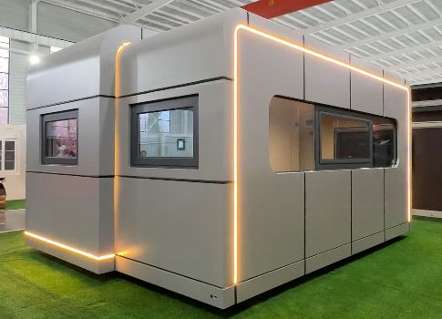 Купить 9 мм OSB Board B3 Waterproof Apple Capsule House с вместимостью 1 ~ 2 человек и расходом энергии 12 кВт Производство в сети