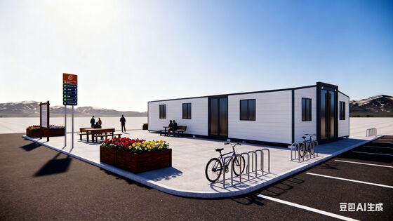 Buy 40ft Expandable Container Home with Dry And Wet Separation Bathroom Customized Wiring Solutions and Steel Single Door online manufacture