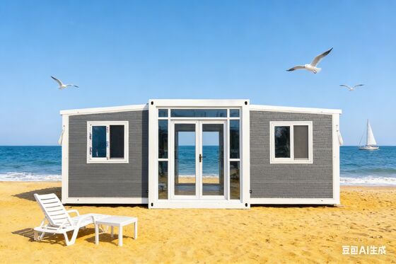 주문 가연 가벼운 강철 프레임과 함께 접이 20ft 컨테이너 날씨 저항 및 현대 생활에 맞춤형 레이아웃 온라인 제조