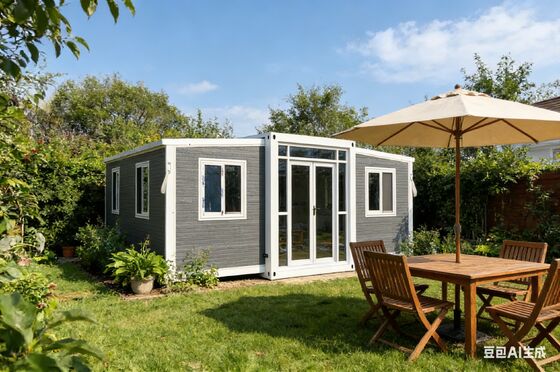 kaufen Klappbarer 20ft Container mit galvanisiertem Leichtstahlrahmen 37 Quadratmeter Bodenfläche und nasse-trockene Trennbad Online-Herstellung