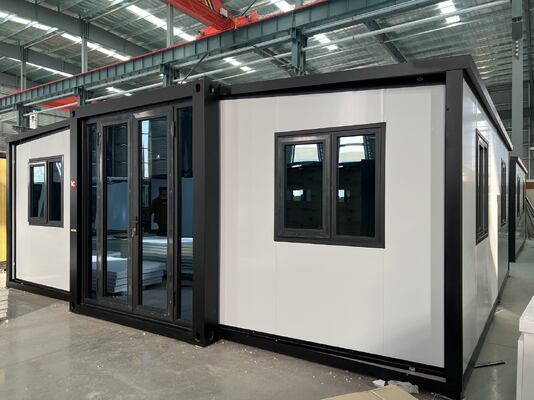 comprar Contenedor plegable de 20 pies con más de 20 años de vida útil, marco lateral totalmente galvanizado y área de terraza personalizable Fabricación en línea