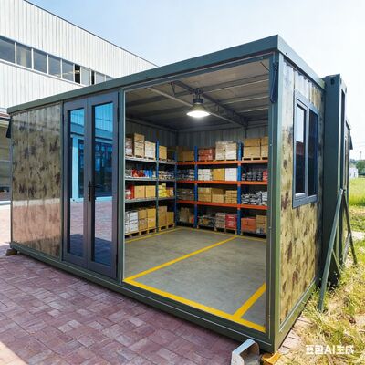 comprar Casa prefabricada plegable con marco lateral totalmente galvanizado, resistencia a terremotos de grado 8 y baño con separación húmeda-seca Fabricación en línea