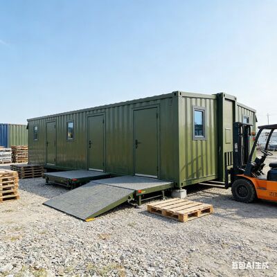 Buy Modern Prefab Folding House with Grade 8 Earthquake Resistance 27.5 Square Meters Floor Area and Fully Galvanized Side Frame online manufacture
