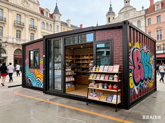 kaufen Vormontierte Komponenten, faltbarer 20-Fuß-Container mit feuerfesten Materialien und platzsparender, modularer Lagerung Online-Herstellung