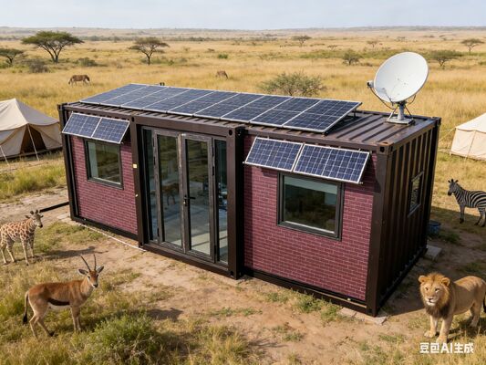 kopen Stapelbare Opvouwbare 20ft Containerwoningen met 75mm EPS Sandwichpanelen en Seismische Prestatieklasse 8 online vervaardiging