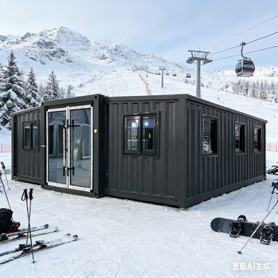 kaufen Faltbarer 20-Fuß-Container mit 80x100x25mm Vierkantrohr-Unterholm und gefalteten Abmessungen von 5900x2200x2480mm für eine Haltbarkeit von über 30 Jahren Online-Herstellung