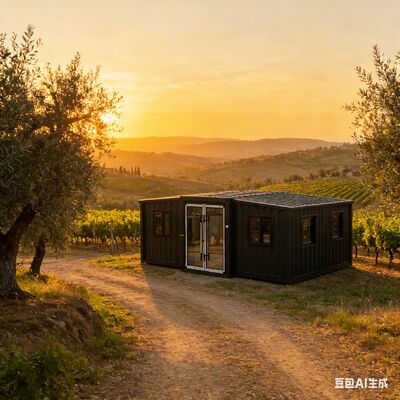 kaufen Feuerdicht klappbarer 20ft-Container mit anpassbarem Layout und stapelbarem Design für effiziente Lagerung und Transport Online-Herstellung