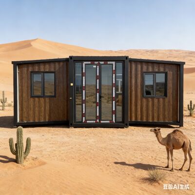 kopen Opvouwbare 20ft container met volledig gegalvaniseerd zijframe, aanpasbaar terras en internationale veiligheidsnormen online vervaardiging