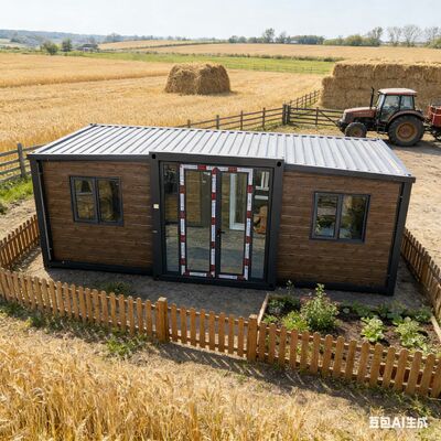 kaufen 20FT faltbarer 20-Fuß-Container mit Wärmeisolierung, Schalldämmung und vollverzinktem Hauptrahmen für Camping, Zuhause, Hotel und Resort Online-Herstellung