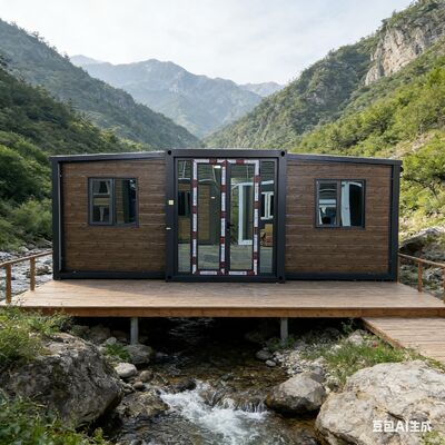 comprar Contentor dobrável de 20 pés totalmente galvanizado com isolamento térmico e acústico e terraço personalizável para uma vida versátil Fabricação em linha