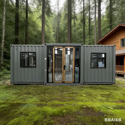 comprare Contenitore pieghevole di 20 piedi completamente galvanizzato con isolamento termico e isolamento acustico e prestazioni sismiche di livello 8 per spazi abitativi flessibili fabbricazione online