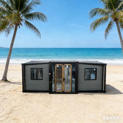 comprar Contentor dobrável de 20 pés totalmente galvanizado com painéis sanduíche EPS de 75 mm e vida útil superior a 30 anos Fabricação em linha